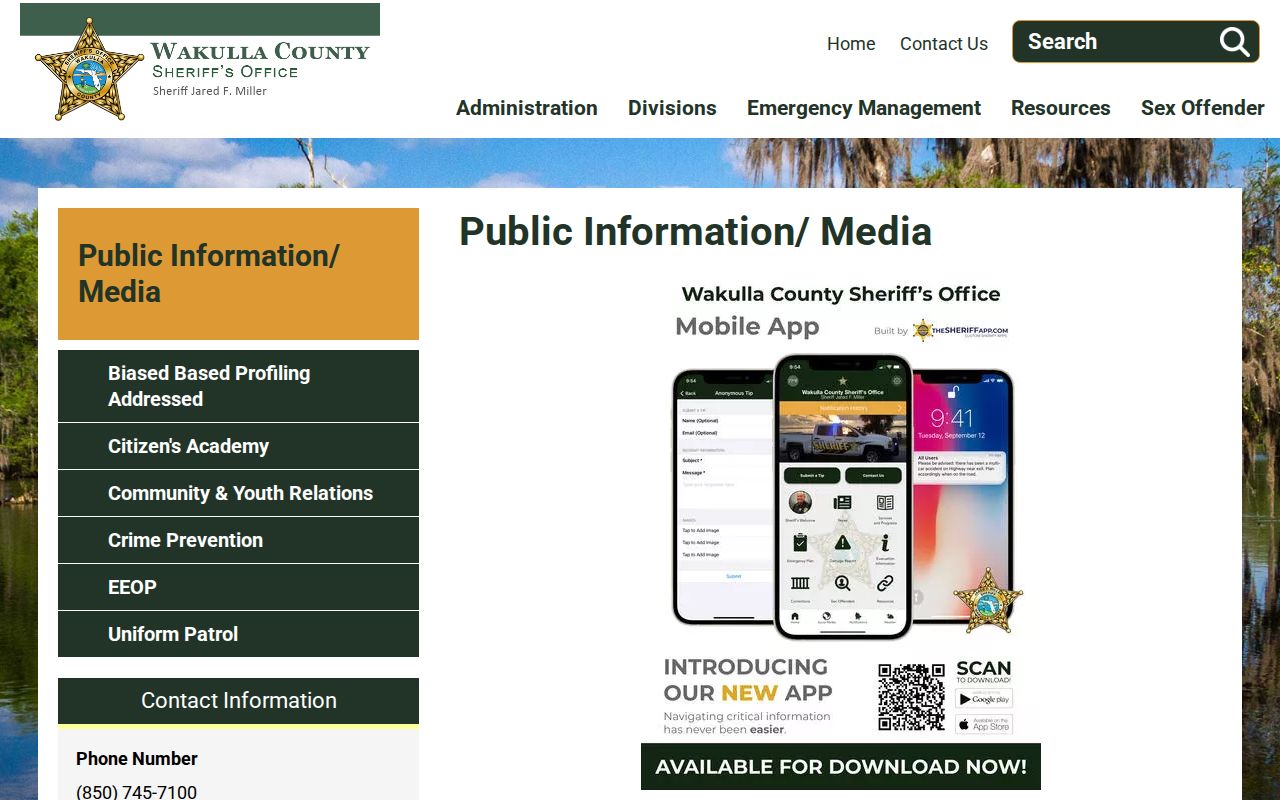 Wakulla County released inmate record request route